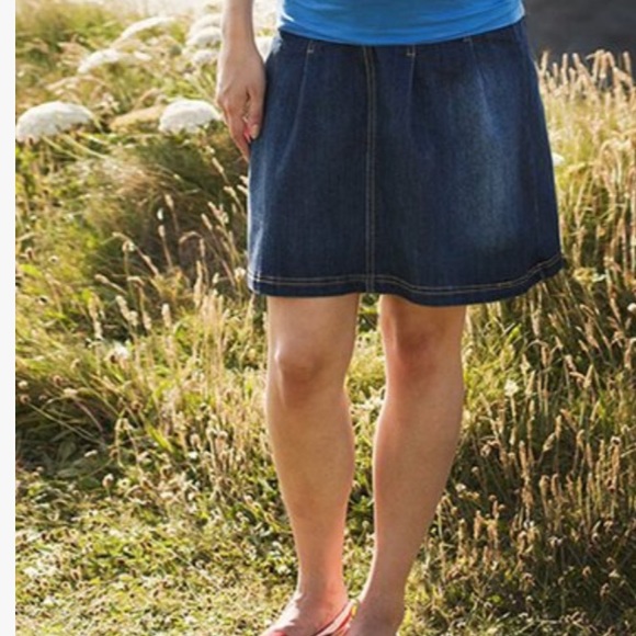 JOJO MAMAN BEBE Maternity Denim Skirt Size 6 - Picture 5 of 5